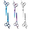 Hair Cutting Scissors Set 6.5 Inch Professional Stainless Steel Hair Scissors Kit Salon And Home Use