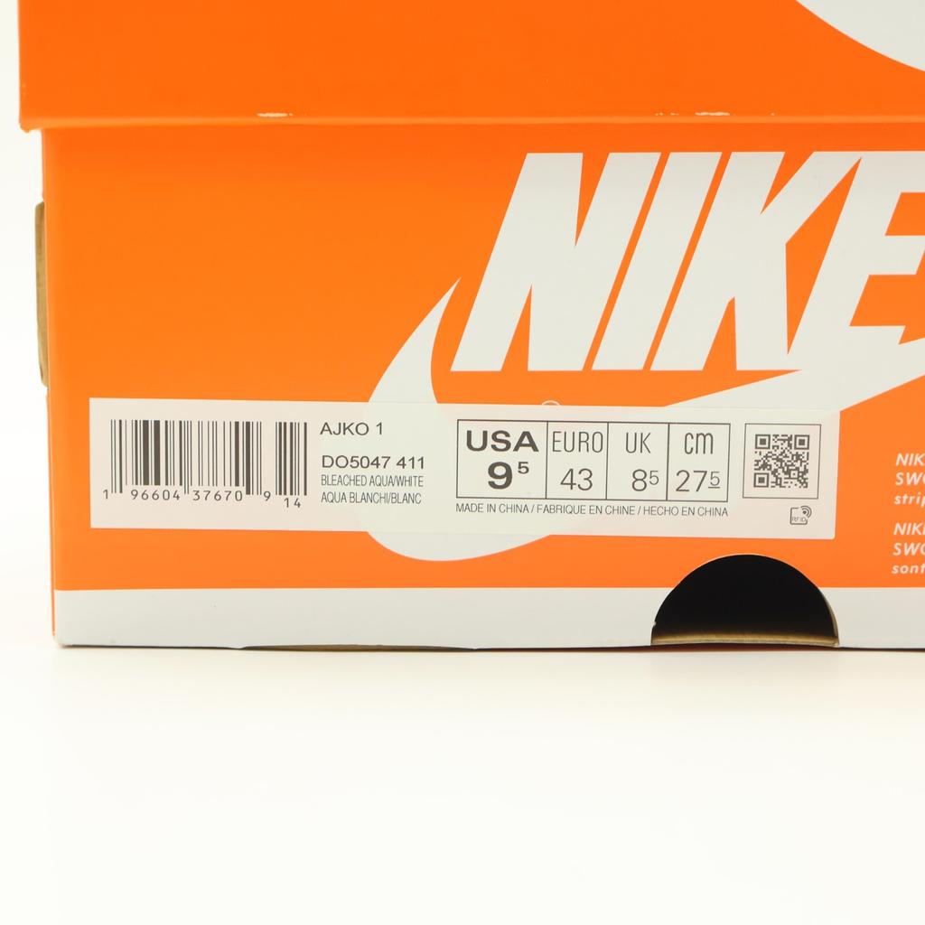 DO5047-411 Nike Air Jordan 1 High KO Выбеленный Аквамариновый Синий Белый Мятно-Зеленый (Мужской)