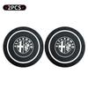 WFMJR1 1/2Pcs Car Coasters Water Cup Holder Pads Cup Slot Non-Slip Mat Accessories For Alfa Romeo Sportiva 156 Stelvio Giulia Giulietta