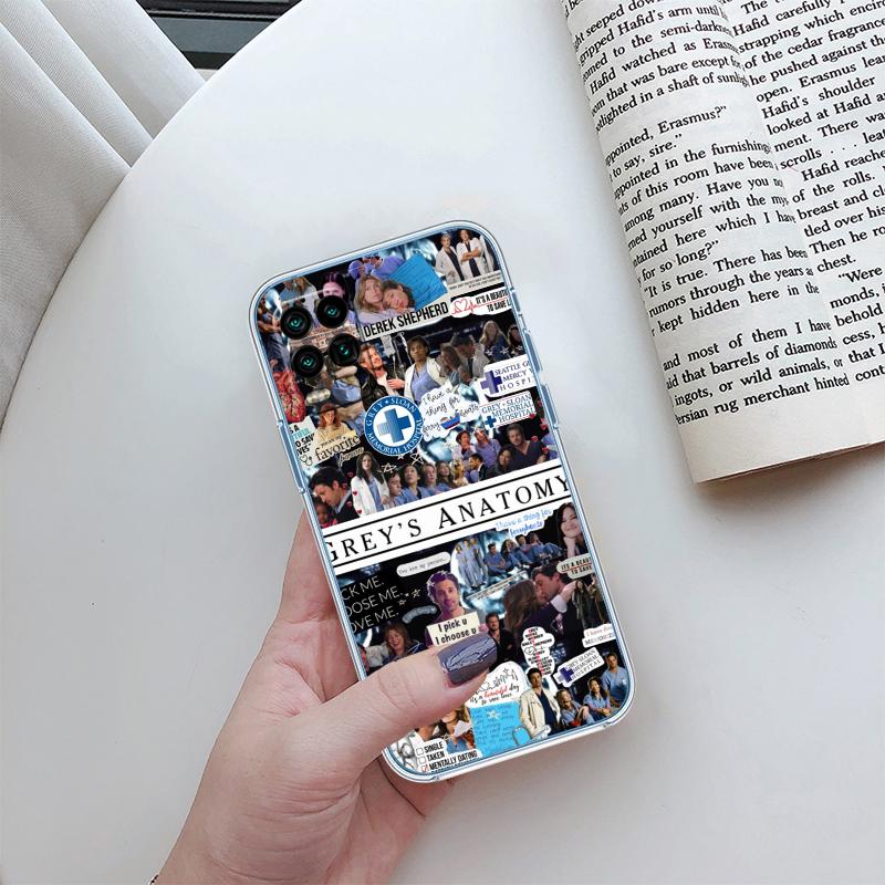 RP34 Grey's Anatomy Transparent Phone Case for Samsung Galaxy A04 A04S A14 A23 A34 A54 M23 M33 M52 M53