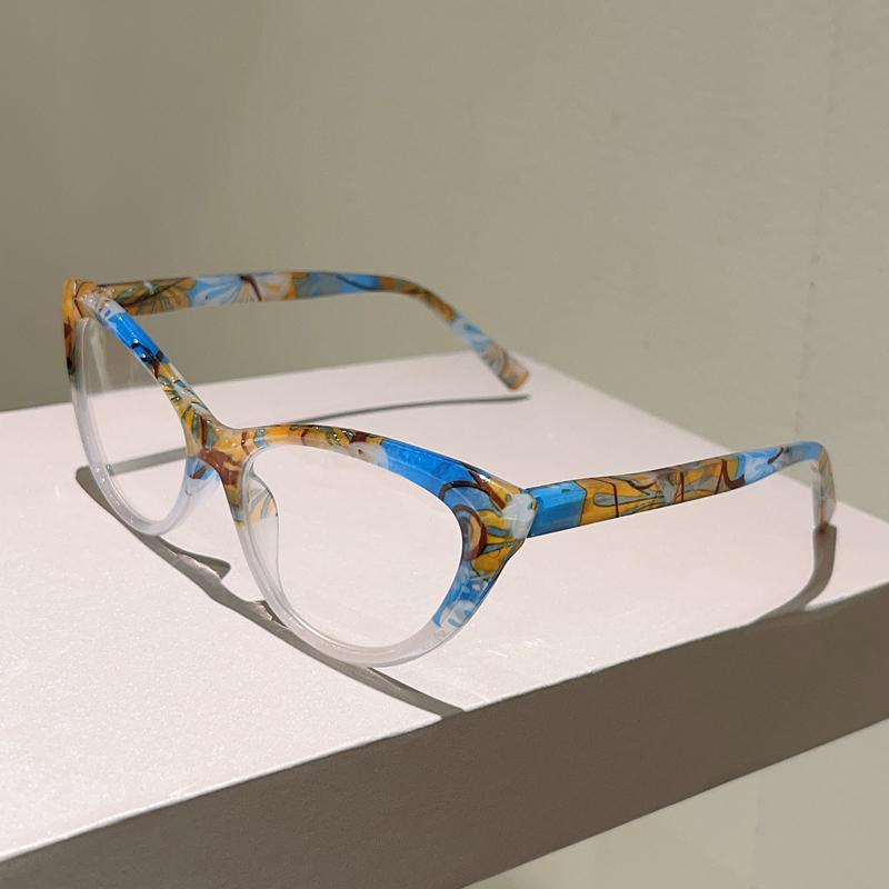 Винтажные очки для чтения «кошачий глаз» женские Новая мода Блокирующие синий свет Очки для пресбиопии Модные шикарные оптические оправы