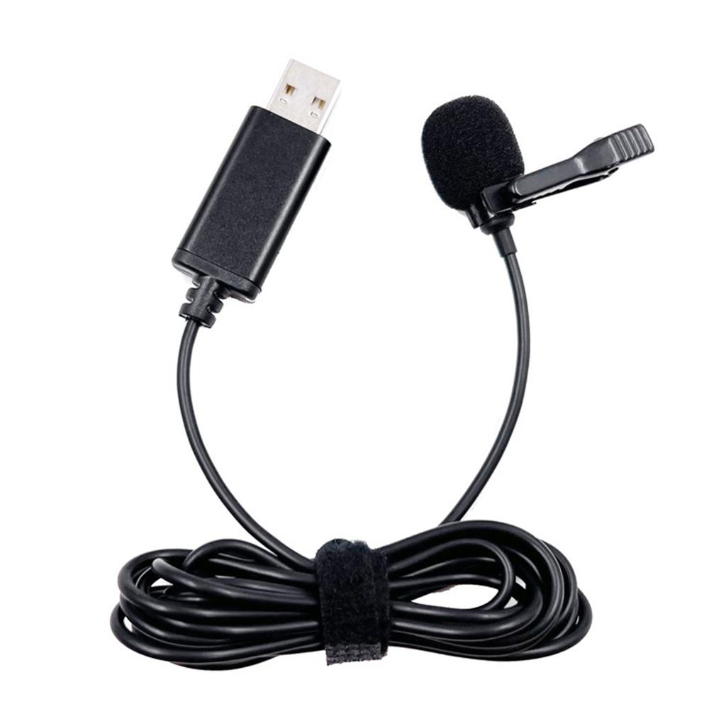 Мини-портативный петличный микрофон USB Hands-free Шнур Линия Всенаправленный микрофон для компьютера Ноутбука Мобильного телефона