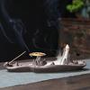 1pc Waterfall Backflow Incense Burner Handmade Incense Stick Censer Incense Coil Holder Fountain Home Decor (Without Incense)
