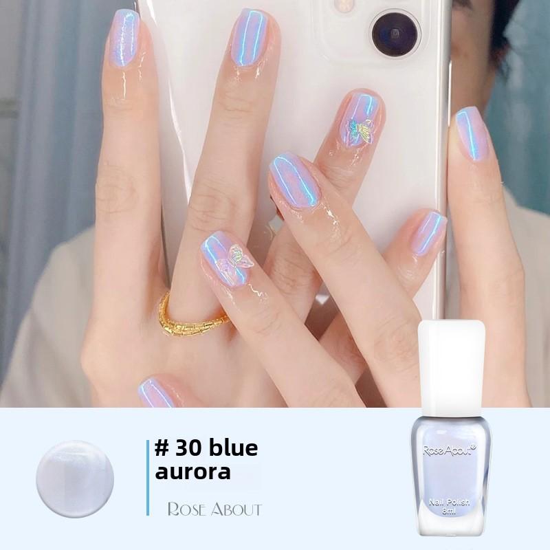 Летний маникюр, без выпечки, стойкий и быстросохнущий, на водной основе, без запаха, рвущийся, прозрачный как лед нюдовый лак для ногтей