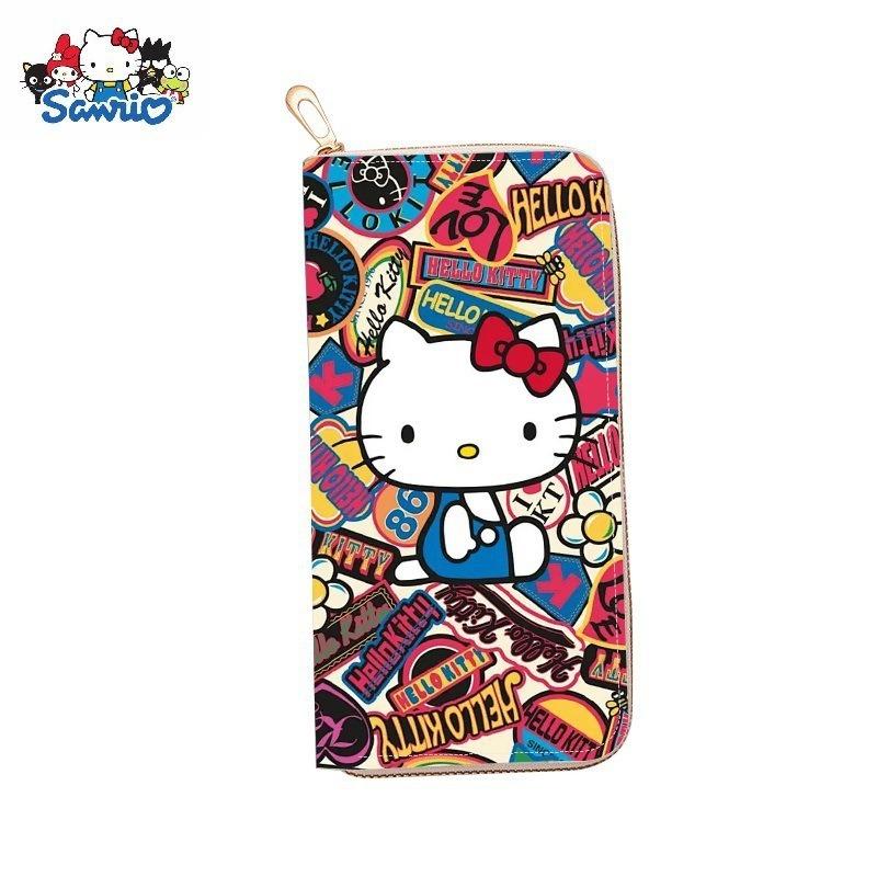New Cute Cartoon Kt Cat Change Bag Children's Student Zipper Card Cover Bag Kitty Cat Fashion Applicable Small