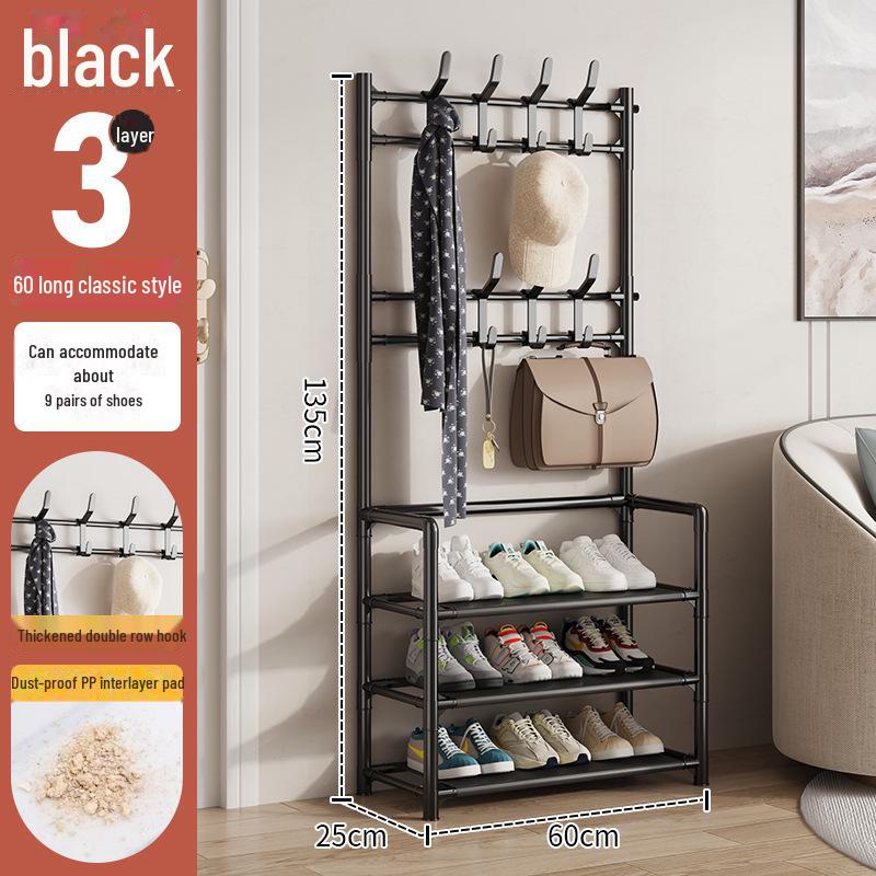 Shoe & Hat Rack: Multi-Layer, Space-Saving, Folding, Simple Dormitory Storage Solution