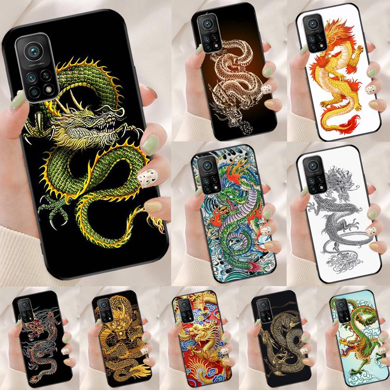 Чехол с китайским драконом для Xiaomi 14T 11T 12T 13T Pro 13 14 15 Ultra POCO X7 Pro X3 X5 X6 F5 F6 M6 Pro