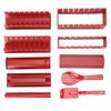 DIY Sushi Making Kit Plastic Japanese Sushi Maker Rice Roll Mold Kitchen Accessory Red