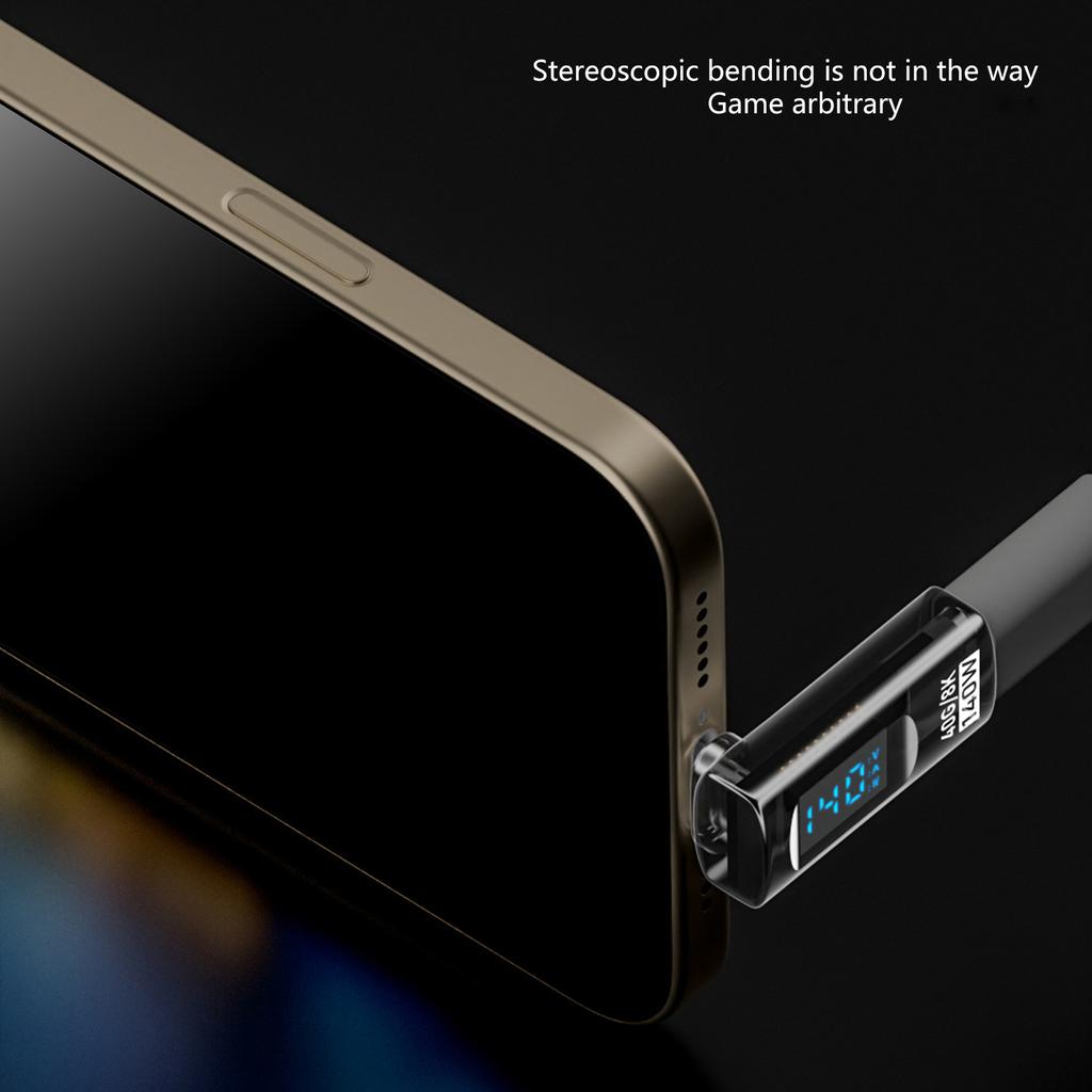 Адаптер USB C «папа-мама» Тип C Удлинитель Адаптер Высокоскоростная передача данных 40 Гбит/с Быстрая зарядка 140 Вт Поддержка видео 8K