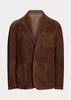 Men Coat Handmade Casual Formal Party Stylish Brown Pure Suede Leather Blazer