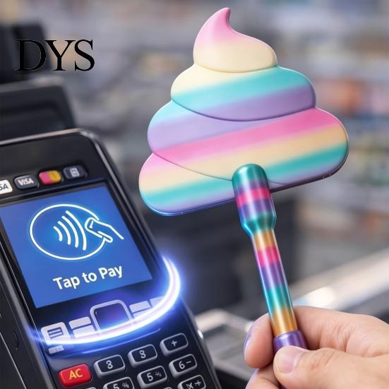 Бесконтактная палочка для оплаты 3D-печать Tap-to-Pay Облачная палочка, NFC-держатель для кредитной карты Инструмент оплаты Tap to Fairy для