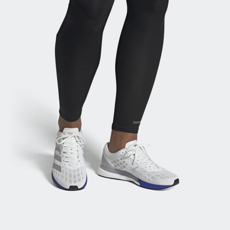 Adidas Adizero Boston 9 'Silver Metallic Royal Blue' Sneakers EG4672