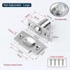 1Set Cabinet Gate Closet Door Ball Catch with Screws Door Latch Set Durable Door Stopper