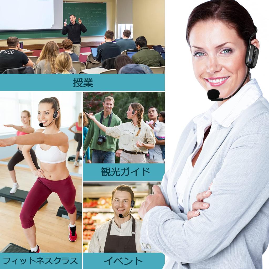 Знак соответствия Беспроводной микрофон Гарнитура Штыревой микрофон XIAOKOA 50 м Стабильная передача Автоматическое сопряжение Регулировка громкости Тип ушного крючка Портативный