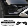 Carbon Fiber Abs Fog Light Cover for Mercedes-Benz GLC Class X254 GLC260 GLC300  2024 Front Bumper Splitter Grill Accessorie