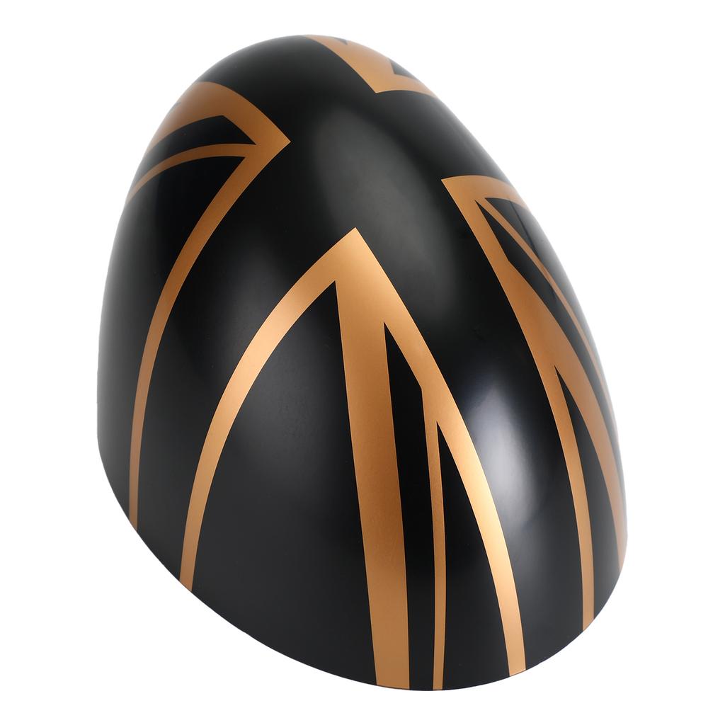 Накладка на зеркало заднего вида с флагом Великобритании для MINI Cooper Hardtop F55 F56 Черный/Золотой