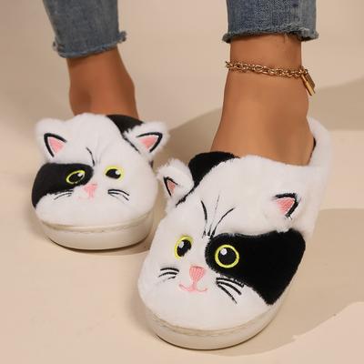 2024 Ins Hotsale Cat Slippers женские легкие пушистые домашние тапочки 44 45 женские забавные тапочки с котятами Flip Flip Gift Slippers