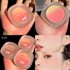 Tri Color Gradient Powder Blusher Beauty Palette Natural Nude Makeup Powder Blusher
