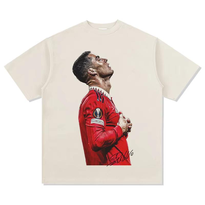 Мужская футболка с коротким рукавом American Hip Hop Ronaldo, мужская и женская ретро-мода, для фанатов футбола, футболка Чемпионата мира по футболу FIFA 2026, стритвир