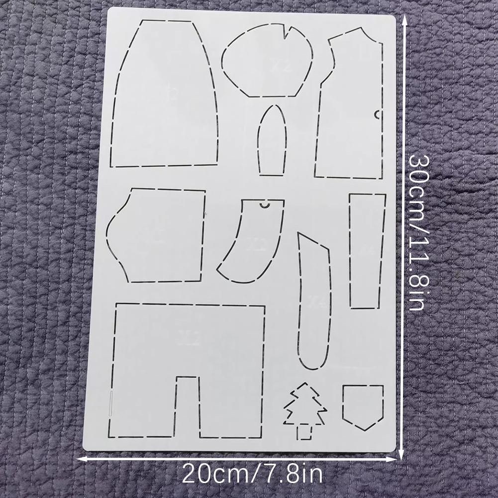 Милые Животные Пэчворк ПЭТ Шаблон DIY Ручная Работа Брелок Трафареты Для Подвесок Пара Кошек Кукла Квилтинговые Узоры Изготовление Поделок