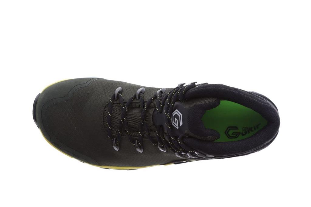 Треккинговые ботинки ROCLITE PRO G 400 GTX V2 Olive x Inov-8, альпинизм, поход, мужские, графеновые, Gore-Tex, мужские, желтые, 25.0 см