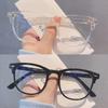 Корейская мода квадратная оправа анти-синий свет очки компьютер глаз производство очки женщины мужчины классические простые очки