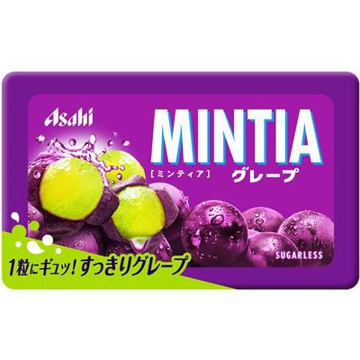 Asahi Mintia Виноград Виноградная таблетка с королевским вкусом, но освежающая и восхитительная.Виноградная таблетка с Виноградная таблетка с королевским вкусом, но освежающая