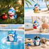 Holiday Countdown Calendar Marine Shark Advent Christmas Acrylic Days Calendar 24 Collectible Activity Figures Hanging