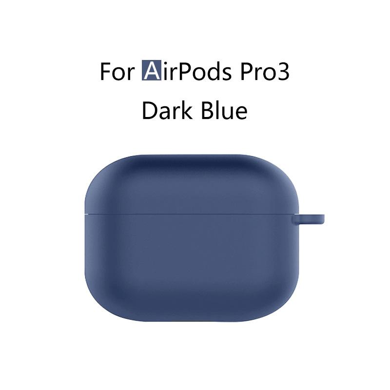 Силиконовый чехол для AirPods Pro 3 Прозрачный Мягкий ТПУ Чехол для наушников Противоударный Защитный чехол-накладка для AirPods Pro 3 Чехол для наушников