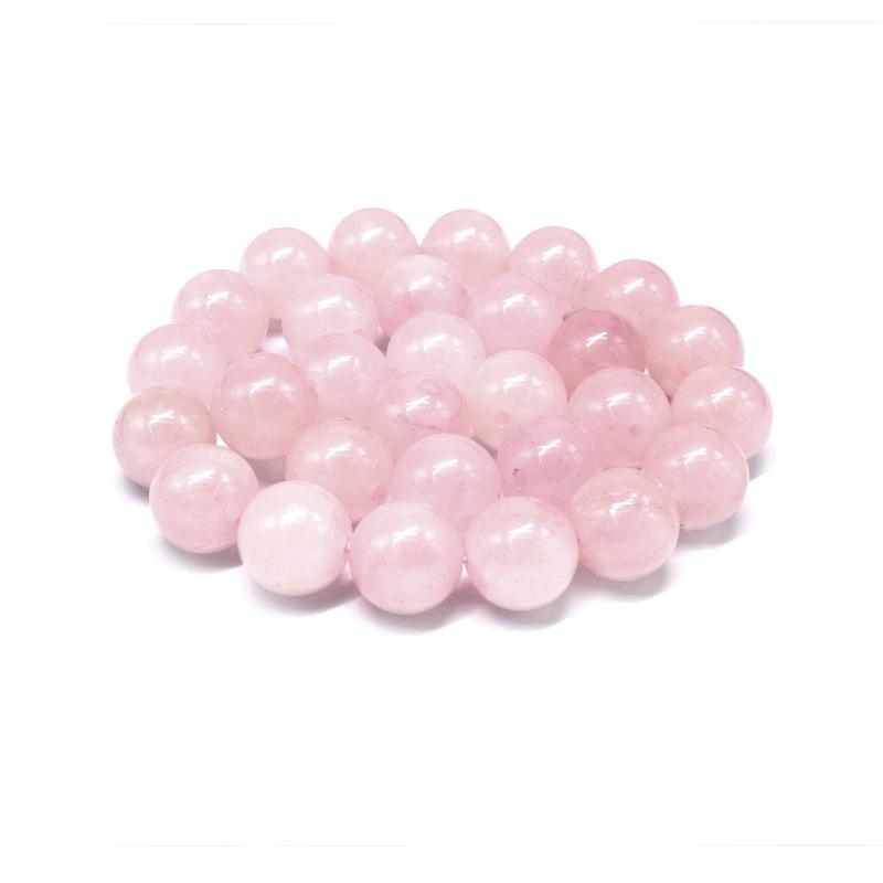 Розовый кварцевый кристалл ювелирные изделия 4-12 мм камни свободные бусины серии DIY подвески браслет ожерелье аксессуары для ножного браслета
