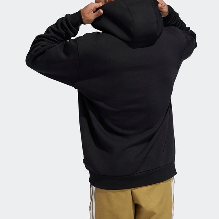 Adidas Толстовка Originals Adifloral с принтом и шнурком, мужские топы, черный FM7305