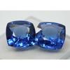 Natural Blue Tanzanite Loose Gemstone 16.00 ct Square Cushion Shape for Jewelry Making and Crafts