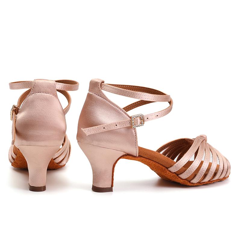 Women Girl's Dancing Shoes High Heels Professional Ballroom Latin Tango Dance Shoes