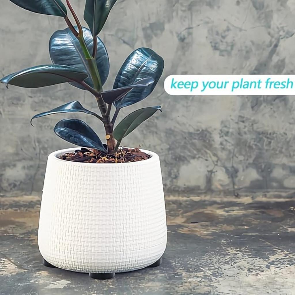 12 шт. невидимых ножек для горшков с улучшенными нескользящими накладками для садовых горшков для использования в помещении и на открытом воздухе, предотвращают скольжение и разливы, неабразивные, простые в использовании и чистке