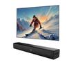 Heymell 60cm 120W Compact Bluetooth Soundbar with Dialogue and HDMI Optical and HDMI Cable Included 2.1ch Built-in Subwoofer, Enhancer, ARC, Aux,