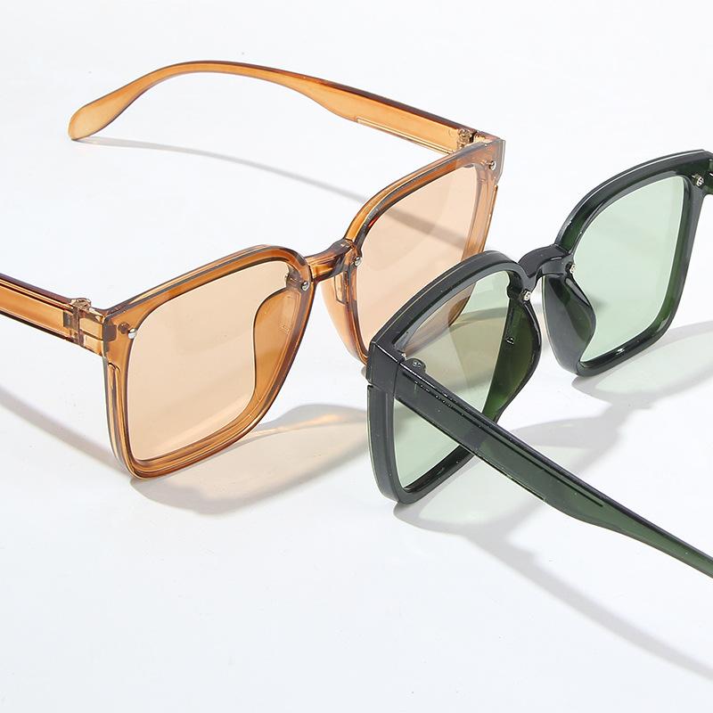 Корейские Модные Солнцезащитные Очки Дизайнерские Квадратной Формы Антибликовые Мужские Солнцезащитные Очки Праздничные Дорожные Очки для Женщин