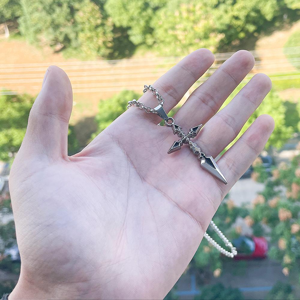 Аниме Сабля Кулон Ожерелье Emiya Cross Ювелирные Изделия Аксессуары Для Женщин Мужчин Подарки