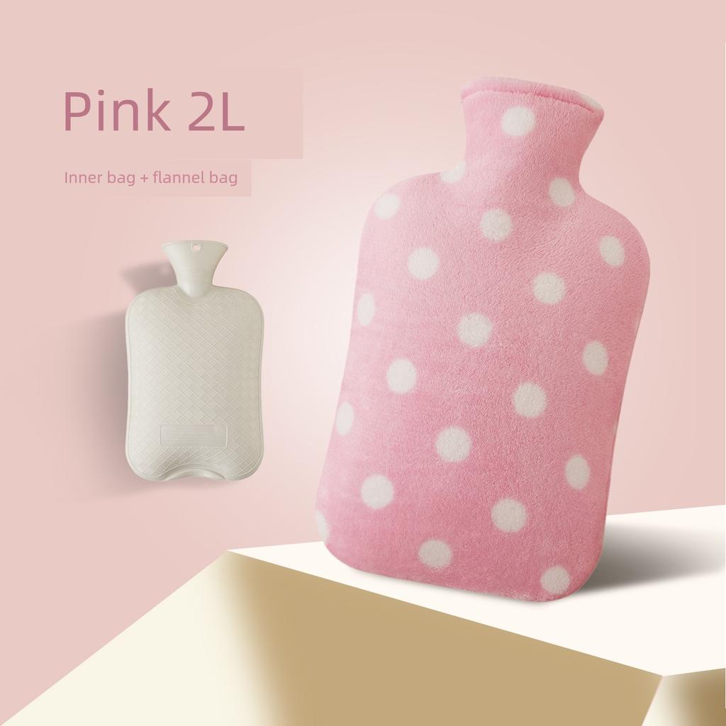 Large Pvc Hot Water Bottle for Women, Thickened Water-Filled Heating Bag, Explosion-Proof, for Warming Hands, Applying to Stomach and Waist