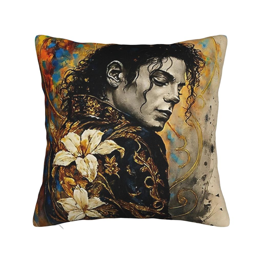 Beat It пианино MJ король поп-музыки Квадратные Наволочки Чехол для Подушки Потрясающая Декоративная Наволочка на Молнии для Дома 18"x18"
