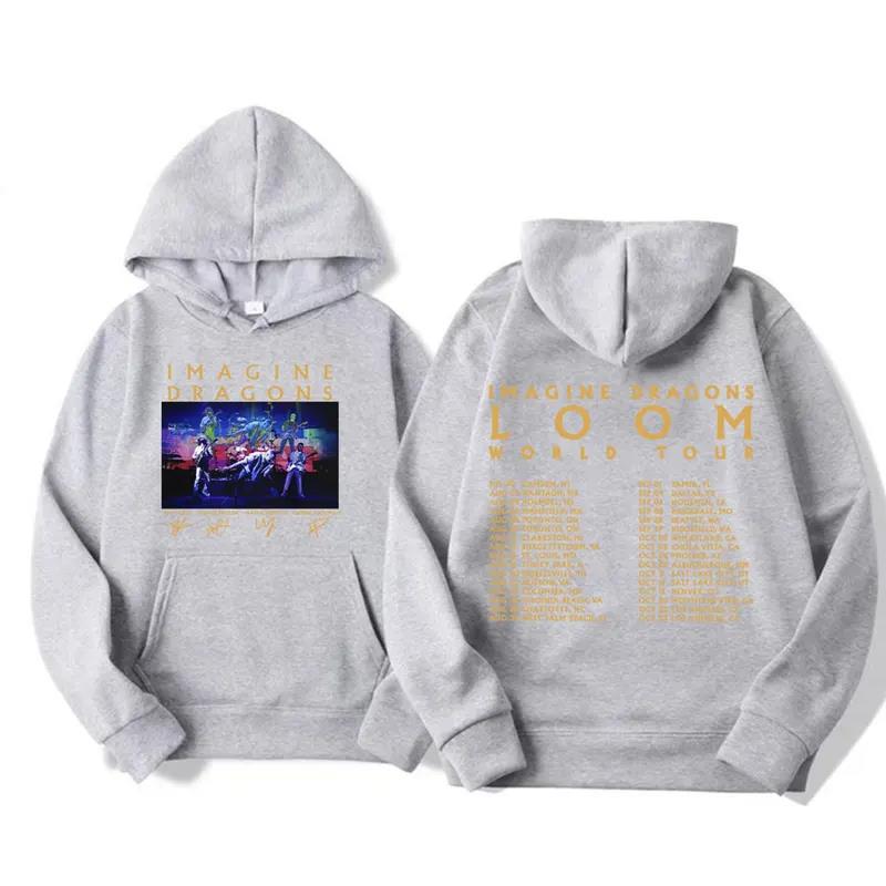 Группа Imagine Dragons Loom Tour Худи Хип-Хоп Рок