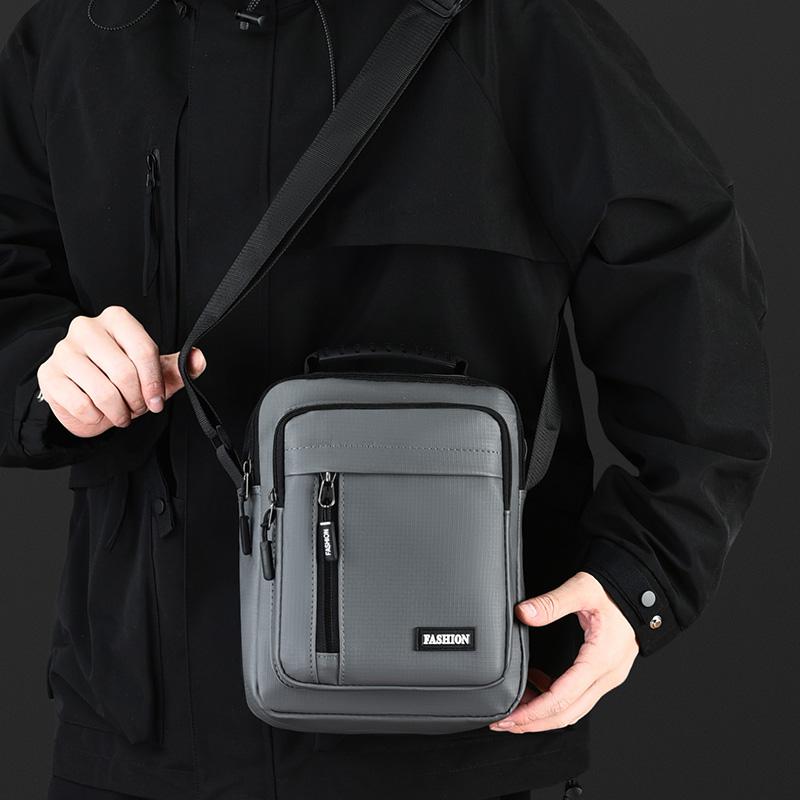 Мужская легкая сумка-мессенджер из оксфорда - Модная повседневная наплечная сумка с элегантным дизайном