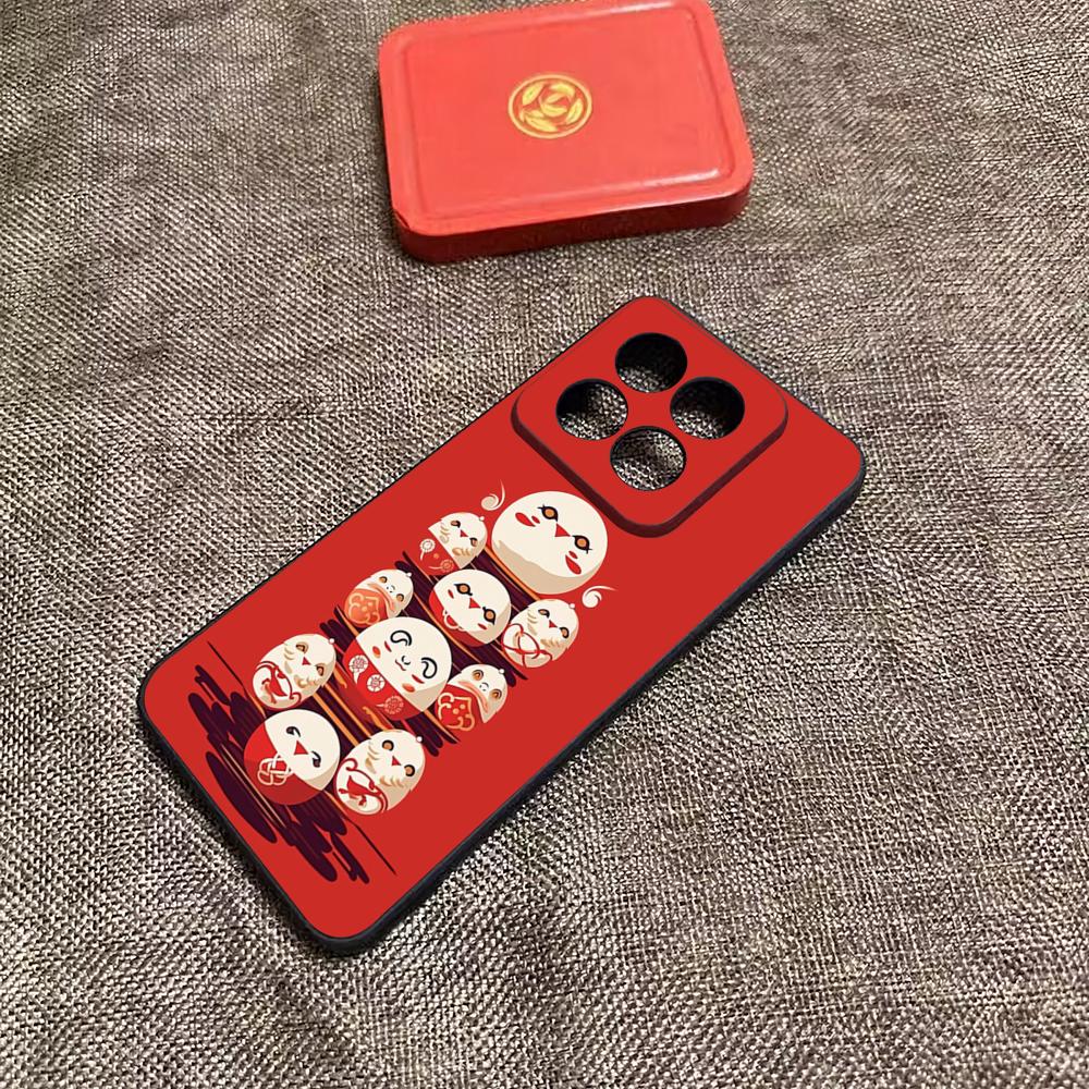 Daruma Phone Case Silicone Case For Xiaomi POCO X5 X5PRO 5G Soft Fundas Poco X5 Pro 5G Case