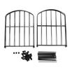 Decorative Garden Fence Easy Assembly Arched Ground Stakes Metal Dog Border Fence for Yard Patio