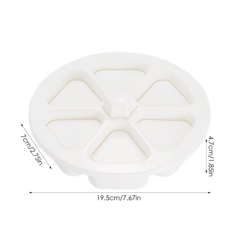 Onigiri Mould 6 Grids Japanese Onigiri Maker Japanese Sushi Making Kit Sushi Mold Plastic Triangle Rice Ball Sushi Making Tool