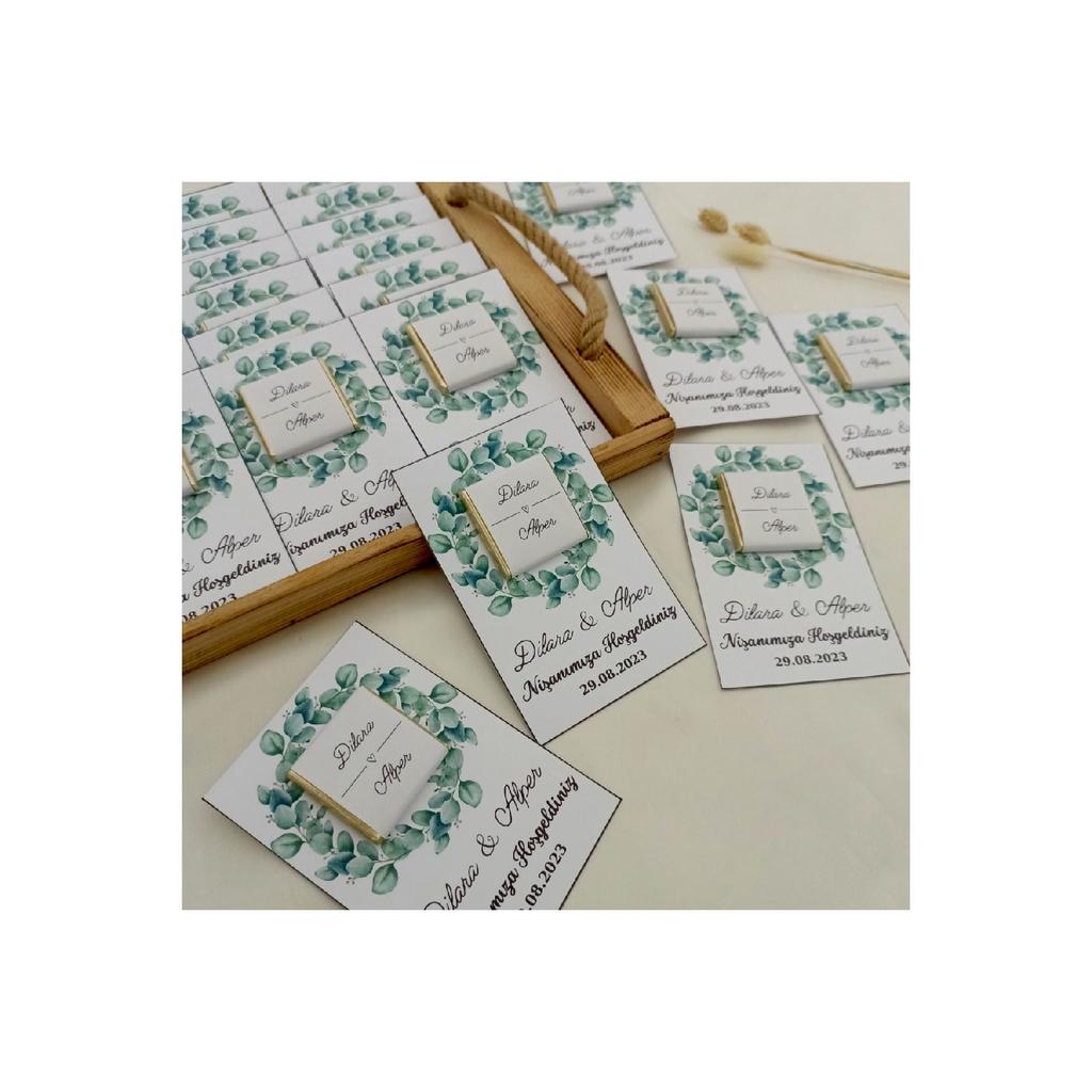 Персонализированный шоколад для помолвки, шоколад Promise, свадебные конфеты, подарок из хны, 50 шт.