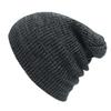 Winter Unisex Cotton Knit Hat Baggy Beanie Hat Crochet Outdoor Ski Cap Mask Skullies Toucas Gorros