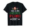 Funny Red Panda Santa Hat Christmas Lights Christmas T-Shirt