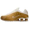 Женские кроссовки Shox R4 Металлик Золотой Soft-Pearl AR3565-010