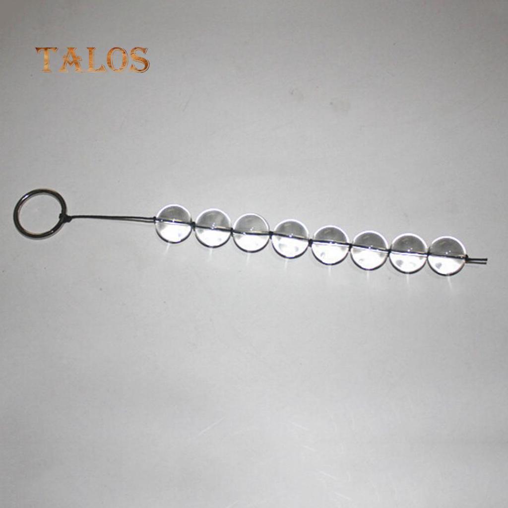 Adult Unisex Anal Beads Butt Plug G-spot Masturbation Sex Toys with Pull Ring