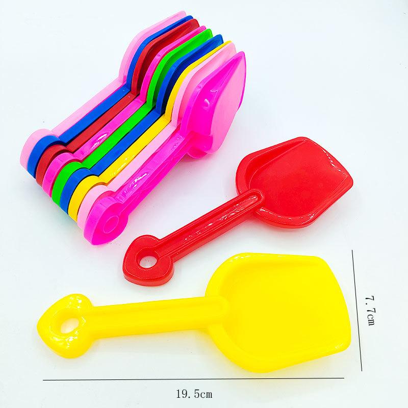 6/12Pcs Rainbow 19cm Shovel On The Beach Kids Play Sand Dig Sand Tools Beach Toys Birthday Party Favors Shovel On The Beach